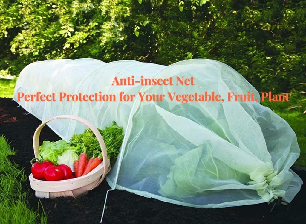 Red antiinsectos para invernaderos, jardines y agricultura